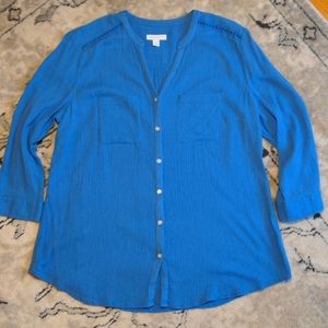 Charter Club button down blouse